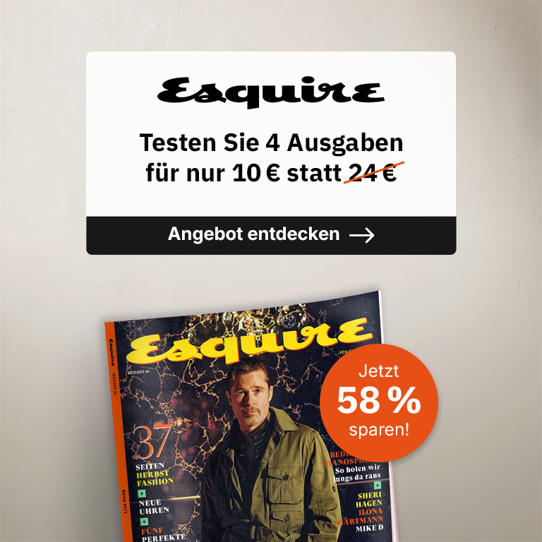Esquire Jahresabo - 4 Ausgaben für 10 Euro
