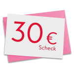 30 € Verrechnungsscheck