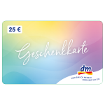 25 € dm-drogerie Gutschein